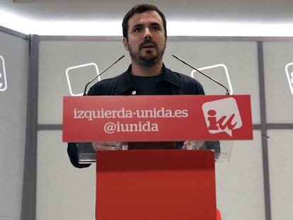 El diputado Alberto Garz&oacute;n, el 9 de enero.