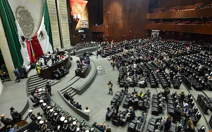 Discusión de las reformas constitucionales de AMLO en la Cámara de Diputados