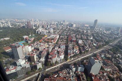Vista de la Ciudad de México del 13 de mayo de 2016.