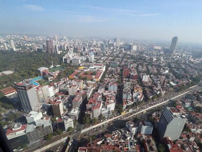 Vista de la Ciudad de M&eacute;xico del 13 de mayo de 2016.