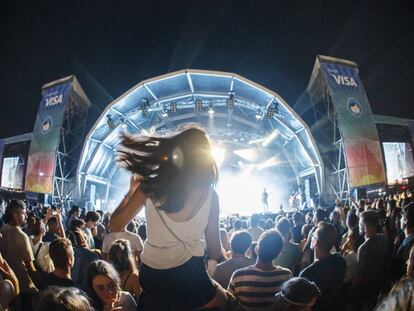 Público durante el concierto de Dorian en el FIB 2018.