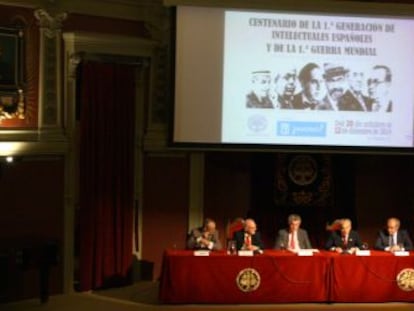 Inauguraci&oacute;n del Ciclo La Generaci&oacute;n del 14 en el Ateneo de Madrid.