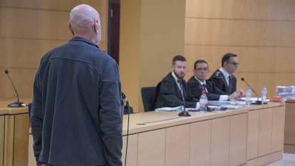 Millán testifica el primer día del juicio en febrero de 2019.