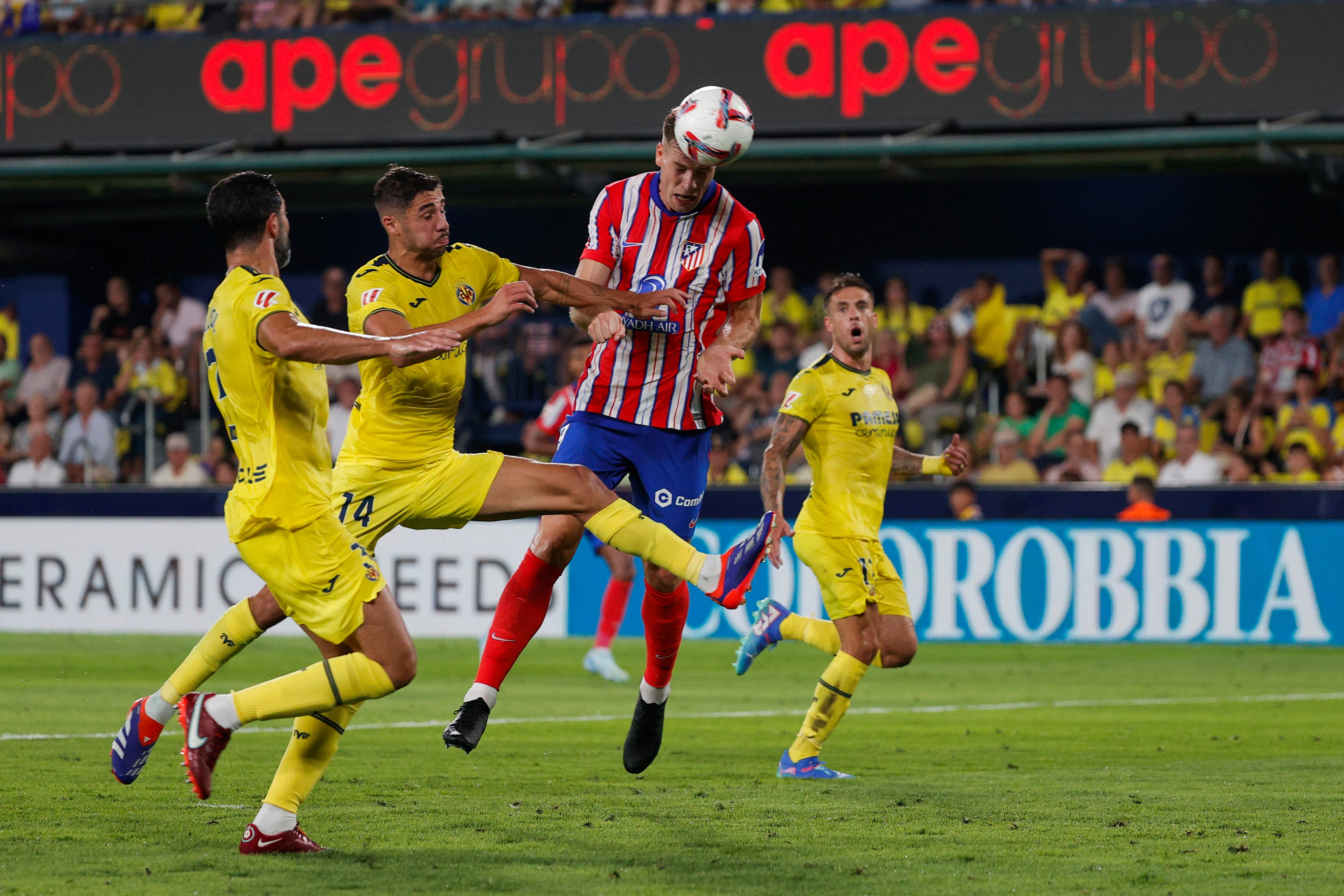 Villarreal y Atlético, del frenesí a un empate controlado 