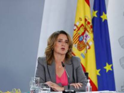 La vicepresidenta tercera y ministra para la Transición Ecológica,Teresa Ribera.