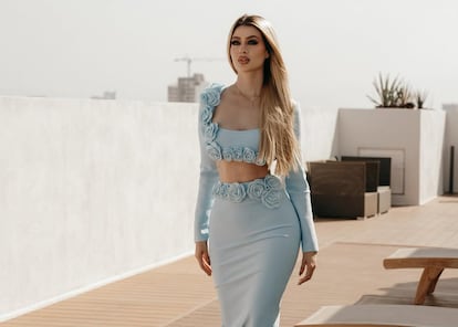La tiktoker Valeria Márquez, en una imagen compartida en sus redes sociales.