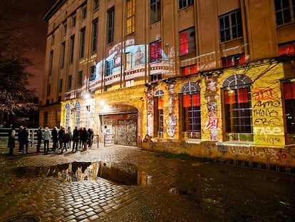 Fachada del club berlin&eacute;s Berghain.