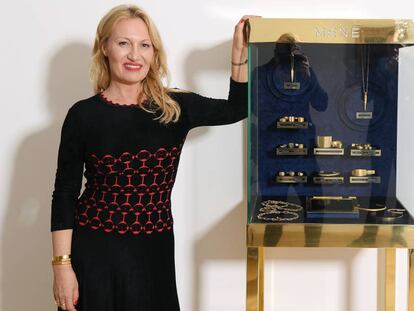 Diana Widmaier Picasso en enero de 2018 en la presentación de una colección de joyas en París. 