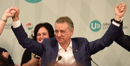 El candidato a lehendakari del PNV, Íñigo Urkullu.