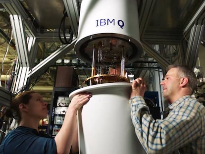 Los IBM Q requieren temperaturas cercanas al cero absoluto.