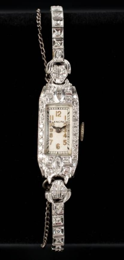 El reloj de pulsera de Blancpain de Marilyn Monroe que sale a subasta.