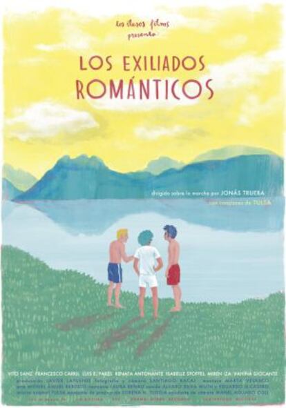 Portada del nuevo largometraje de Jonás Trueba, 'Los exiliados románticos' (2015).