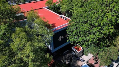 La Universidad Rosario Castellanos del plantel Casco de Santo Toms, en Ciudad de Mxico.