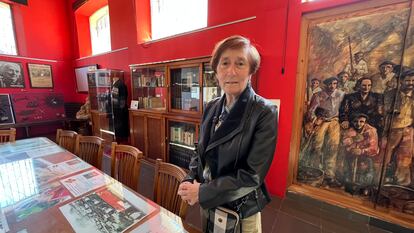 Amelia Ortiz, presidenta de la fundación del Museo de la Minería del País Vasco.