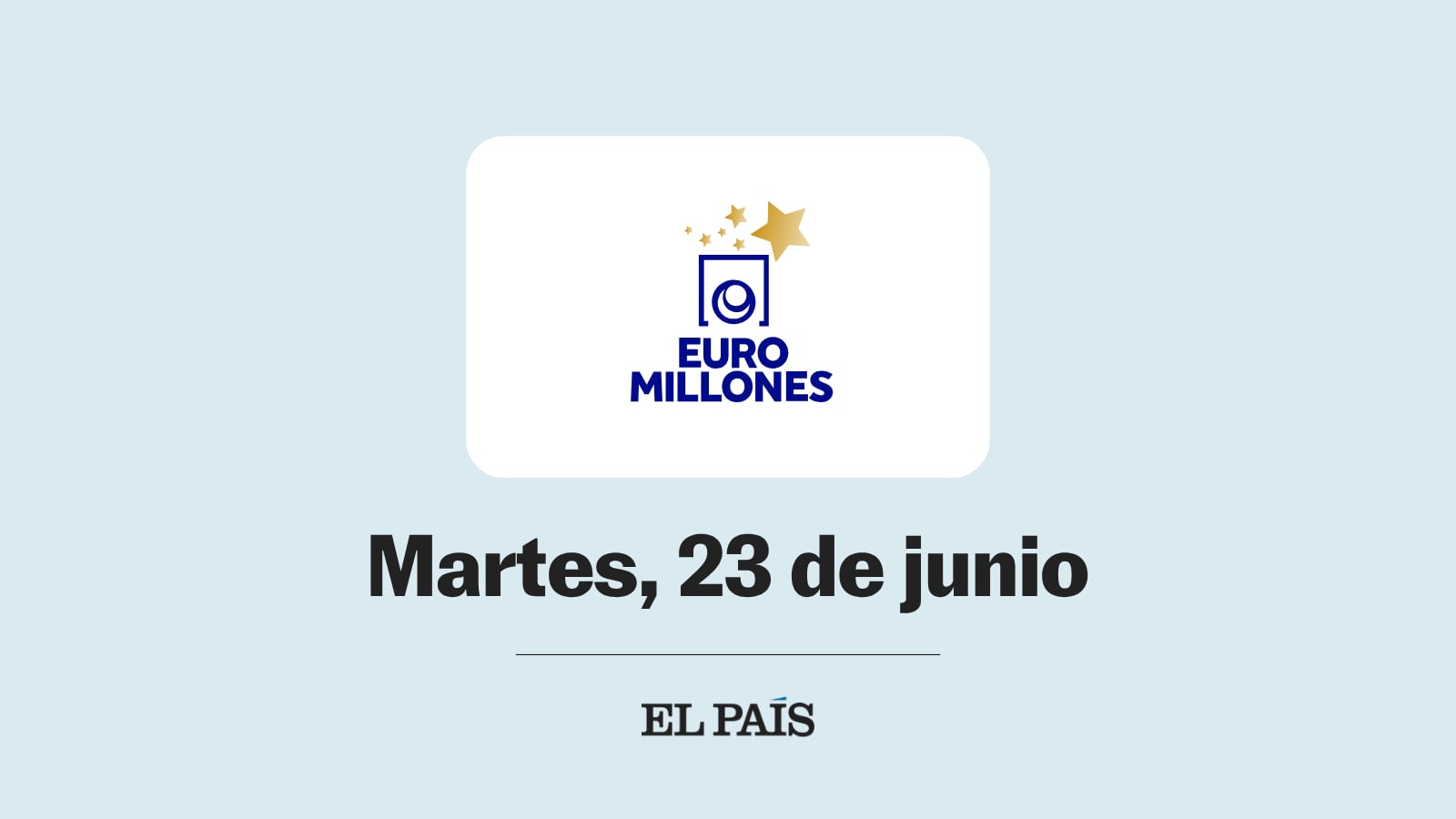Euromillones: comprobar sorteo del martes 23 de junio