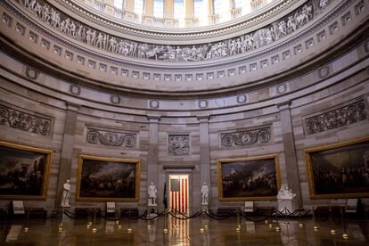 La Rotonda del Capitolio, localizada justo debajo de la gran cúpula del edificio.