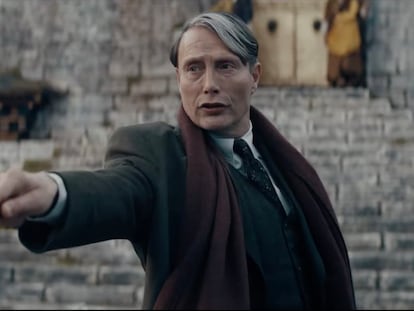 Mads Mikkelsen, en 'Animales fantásticos: los secretos de Dumbledore'.