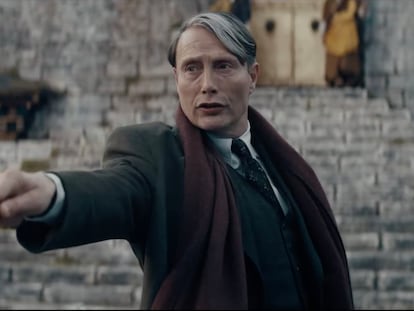 Mads Mikkelsen, en 'Animales fantásticos: los secretos de Dumbledore'.