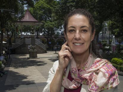 Claudia Sheinbaum, delegada de Tlalpan, al sur de la Ciudad de M&eacute;xico.