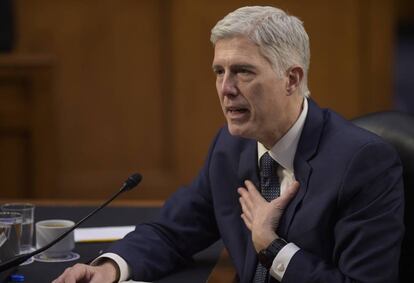 El nominado a juez del Tribunal Supremo, Neil Gorsuch.