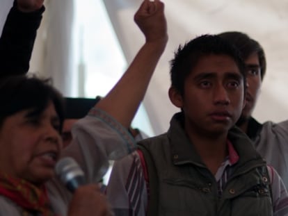 El hijo de Alberto Patishtán.
