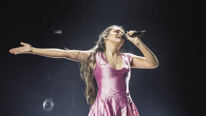 Amaia, actuando en el Sant Jordi Club de Barcelona el pasado 22 de febrero.