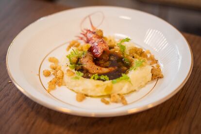 Un plat del restaurant Margarit de Barcelona.