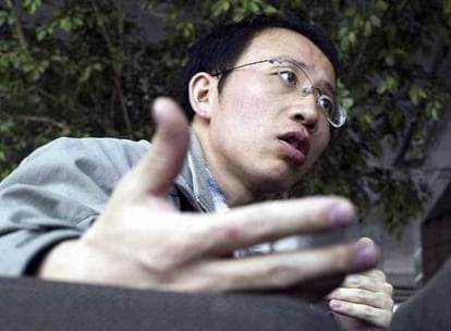 Hu Jia, fotografiado en Pekín en 2006.
