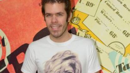 El famoso bloguero Perez Hilton, luciendo su nueva figura, el pasado martes en Nueva York.