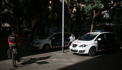 Una patrulla de los Mossos.