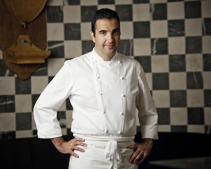 El chef de Santceloni Óscar Velasco.