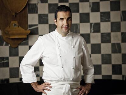 El chef de Santceloni &Oacute;scar Velasco.