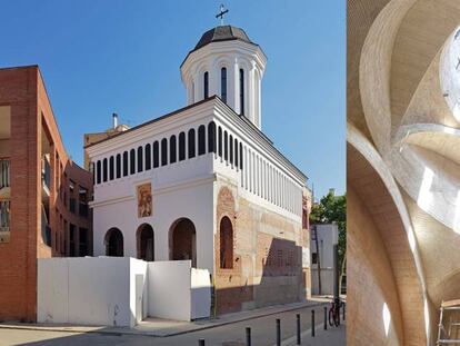 El nou temple de l’església ortodoxa romanesa dedicat a sant Jordi. 