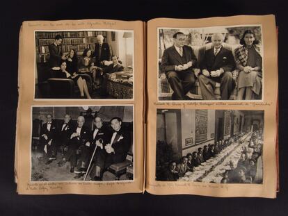 Un álbum con fotografías del archivo familiar de Manuel M. Ponce.