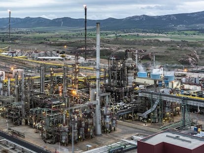 Complejo industrial de Repsol en Puerto Llano (Ciudad Real).