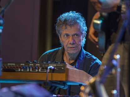 Chick Corea, durante un concierto en el Palau de la Música de Barcelona en 2017. / Lorenzo Duaso