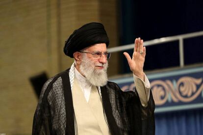 El líder supremo de Irán, el ayatolá Alí Jamenei, el martes en Teherán.