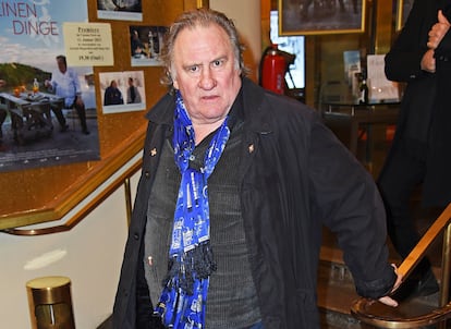 Gérard Depardieu en enero de 2023, en Berlín.