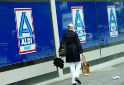 Uno de los establecimientos de la cadena de supermercados Aldi, en Hamburgo, (Alemania).