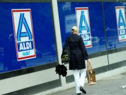 Uno de los establecimientos de la cadena de supermercados Aldi, en Hamburgo, (Alemania).