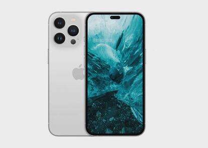 Posible diseño del iPhone 14 Pro