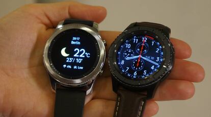 Samsung Gear S3 Clásico y Frontier.