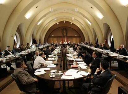 Una reunión de la Conferencia de Rectores de las Universidades Españolas (CRUE).