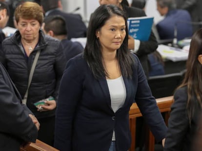 Keiko Fujimori, en octubre pasado. 