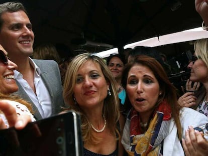 Albert Rivera, con el C&iacute;rculo de Mujeres de Negocios.