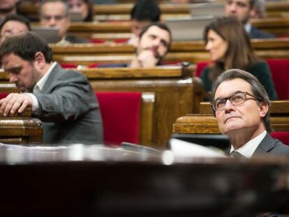 Artur Mas, al Parlament el passat dimecres