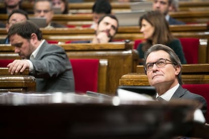 Artur Mas, al Parlament el passat dimecres