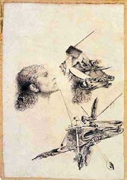 Uno de los dibujos incluidos en &#39;Dalí íntimo&#39;.