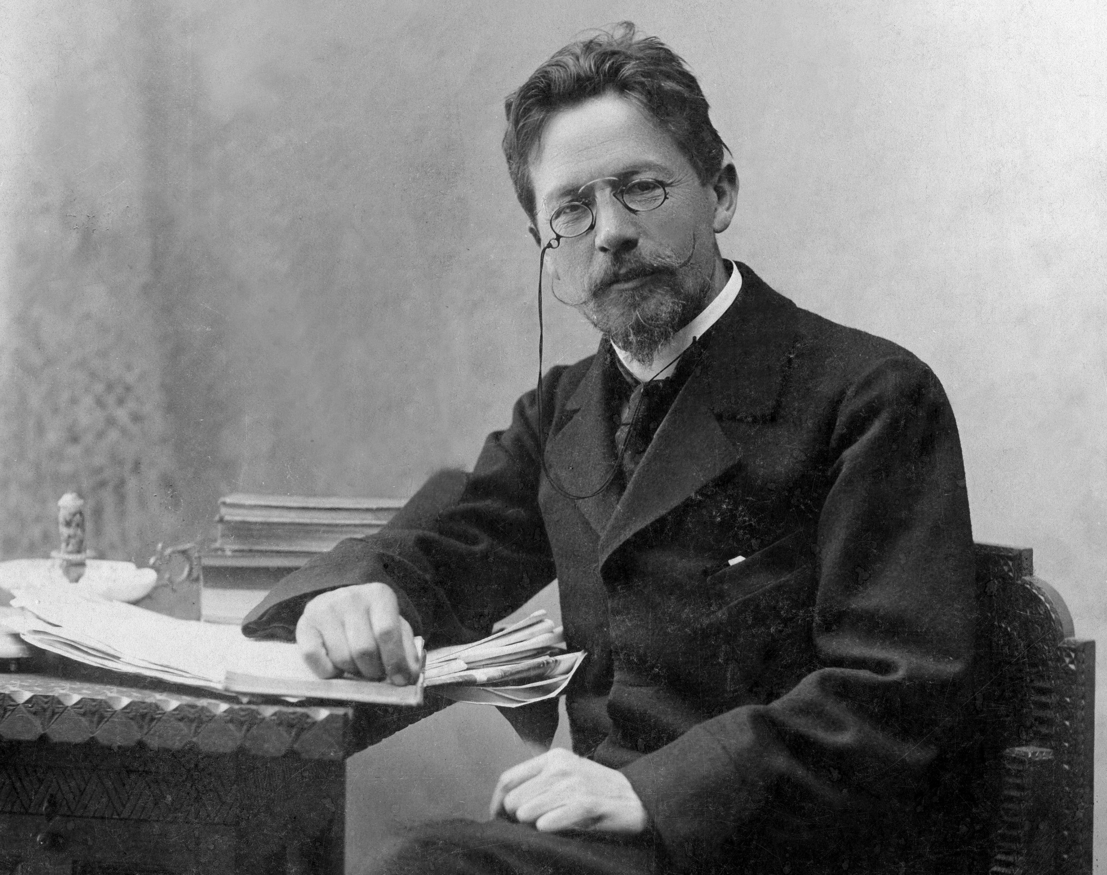 Antón Chéjov, retratado en 1901.
