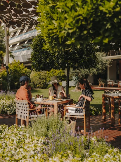 Desayuno en la terraza del Ibiza Gran Hotel.